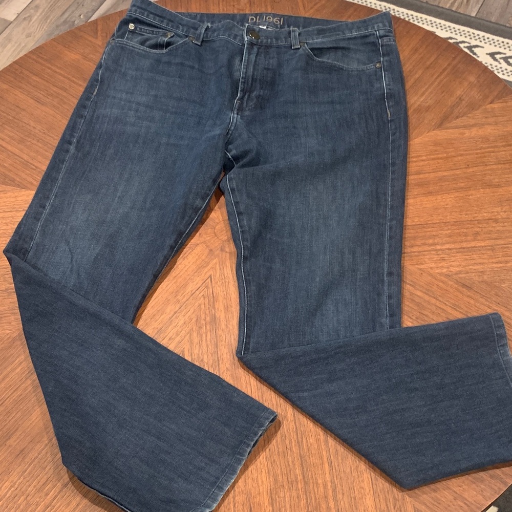 DL1961 Men's Indigo Straight Jeans - Picture 6 of 7